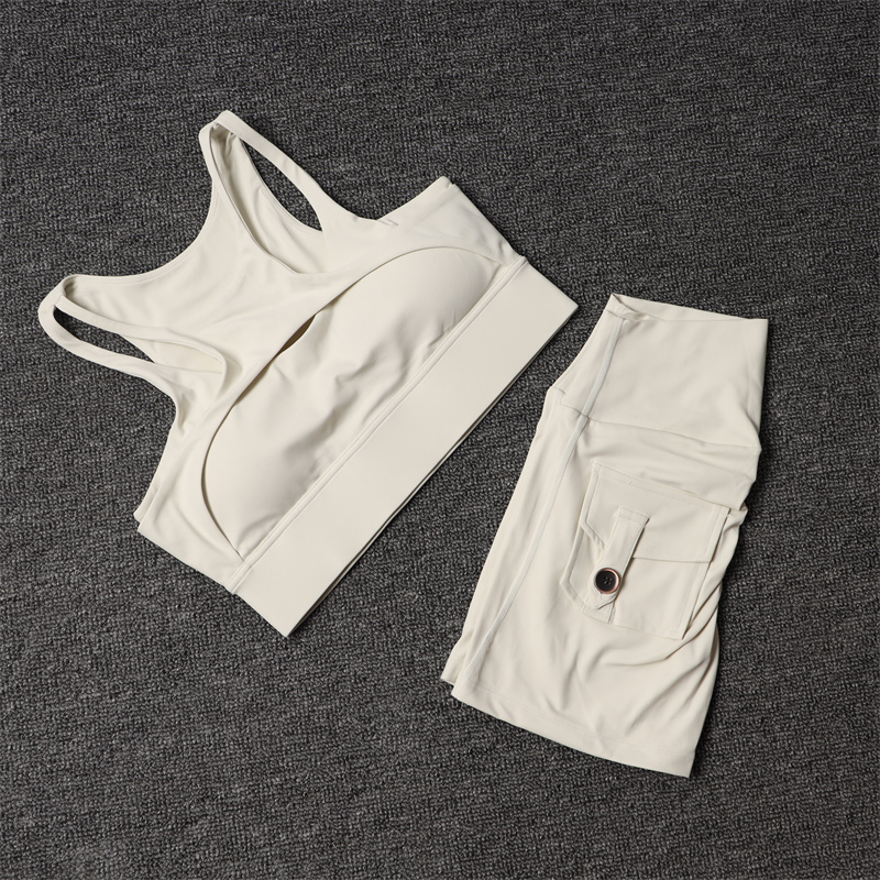 Sports Bra High Impact - Fitness Shorts Yoga Sets Women's Tracksuit