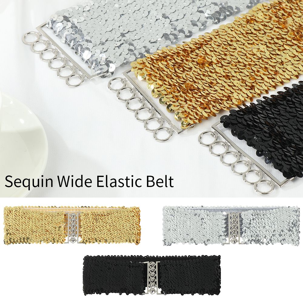 Fashion Cinch Stretch Sequin W - Corset Waist Cinch ulasan dan harga