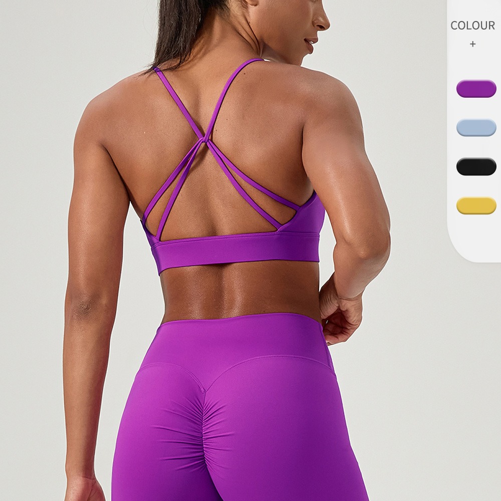 Women's Sexy Yoga Bra Cross St - Sports Bra High Impact ulasan dan harga