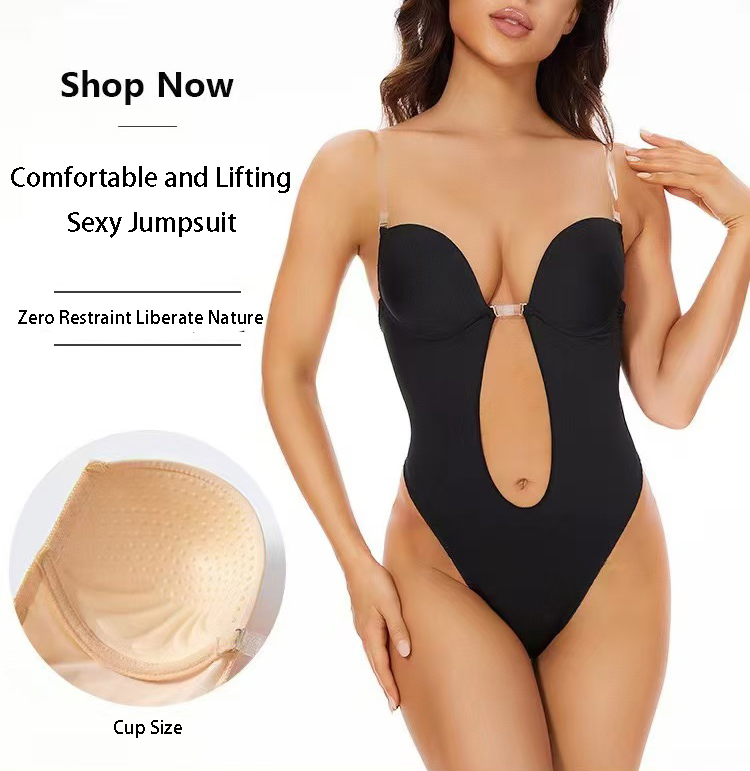 Anti Slip Glue Backless Body S - Shapewear Bodysuit Firm ulasan dan harga